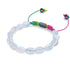 Unicorn Silver x Spectrum | Opal Moonstone Pebble Macrame Bracelet
